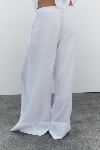💝💝Last day 50%OFF🔥100% LINEN PALAZZO SET(Buy 2 Free Shipping)