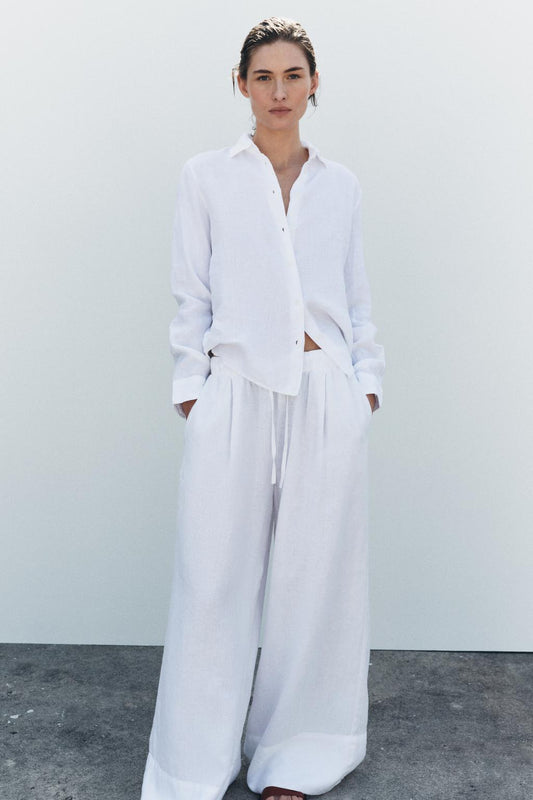 💝💝Last day 50%OFF🔥100% LINEN PALAZZO SET(Buy 2 Free Shipping)