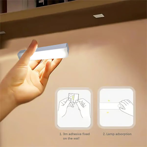 💡💡 Punch-free Smart Sensor Magnetic Rechargeable LED Lights