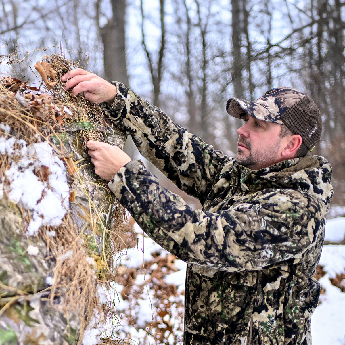 Vis Series 270 Degree See Through Hunting Blind | Portable 2 3 4 Person Ground Blind | Camo Pop Up Ddeer Blind for Deer & Hunters