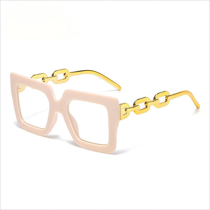 📦📦Lastday 70%OFF-Women’s Oversized Square Chain Reading Glasses(1set-6pcs)