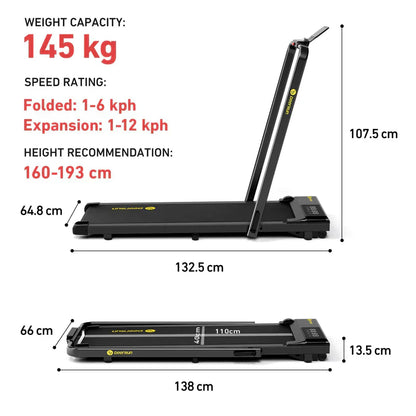 🎉DeerRun A5 PRO Vitality – 2026 Smart 2-in-1 Foldable Treadmill, Upgraded Chip & NFC Support | 12kph, 145kg