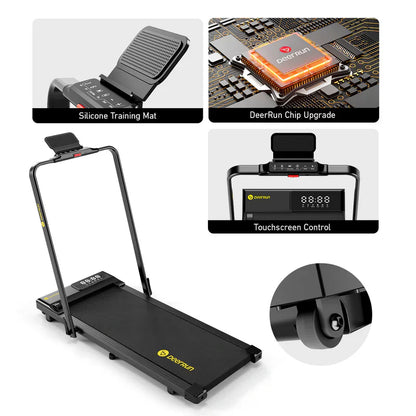 🎉DeerRun A5 PRO Vitality – 2026 Smart 2-in-1 Foldable Treadmill, Upgraded Chip & NFC Support | 12kph, 145kg