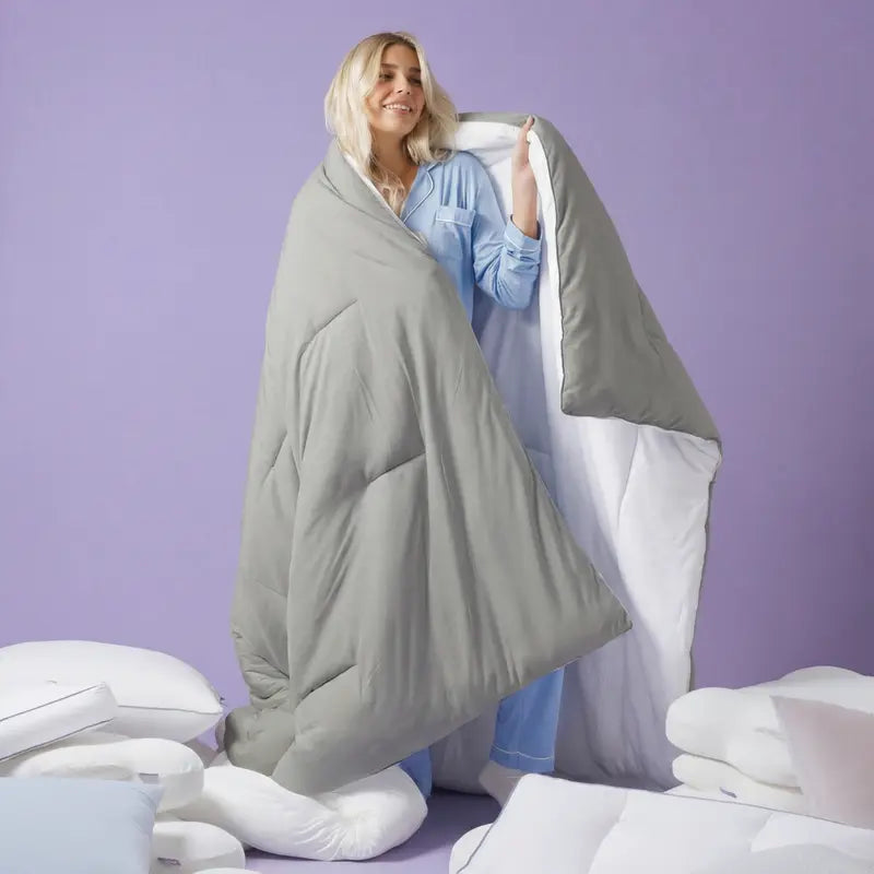 💥Clearance Sale 🛏️ ❄️ Ultra-Soft Double-Stuffed Blanket 🌿 Vegan Fill