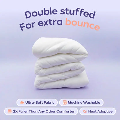 💥Clearance Sale 🛏️ ❄️ Ultra-Soft Double-Stuffed Blanket 🌿 Vegan Fill