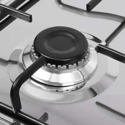 💥Clearance Sale 4 Burner Gas Stove 🔥 Portable Outdoor Cooktop 🍳 NG/LPG Ready 🏕️obs Manual Ignition for RV Travel Emergency Preparedness Family Use