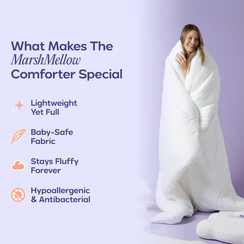 💥Clearance Sale 🛏️ ❄️ Ultra-Soft Double-Stuffed Blanket 🌿 Vegan Fill