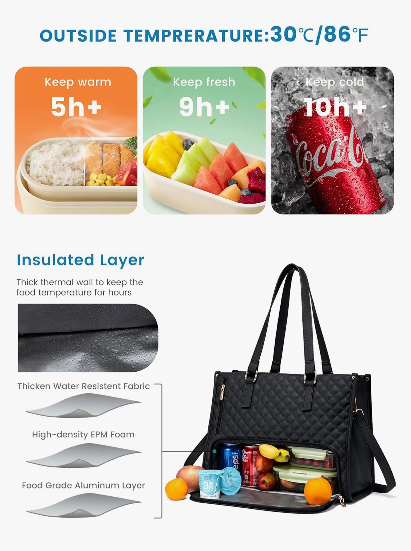 🤩🤩Stylish 3 in 1 Classic Tote Bag (With Matching Wallet) 15.6"