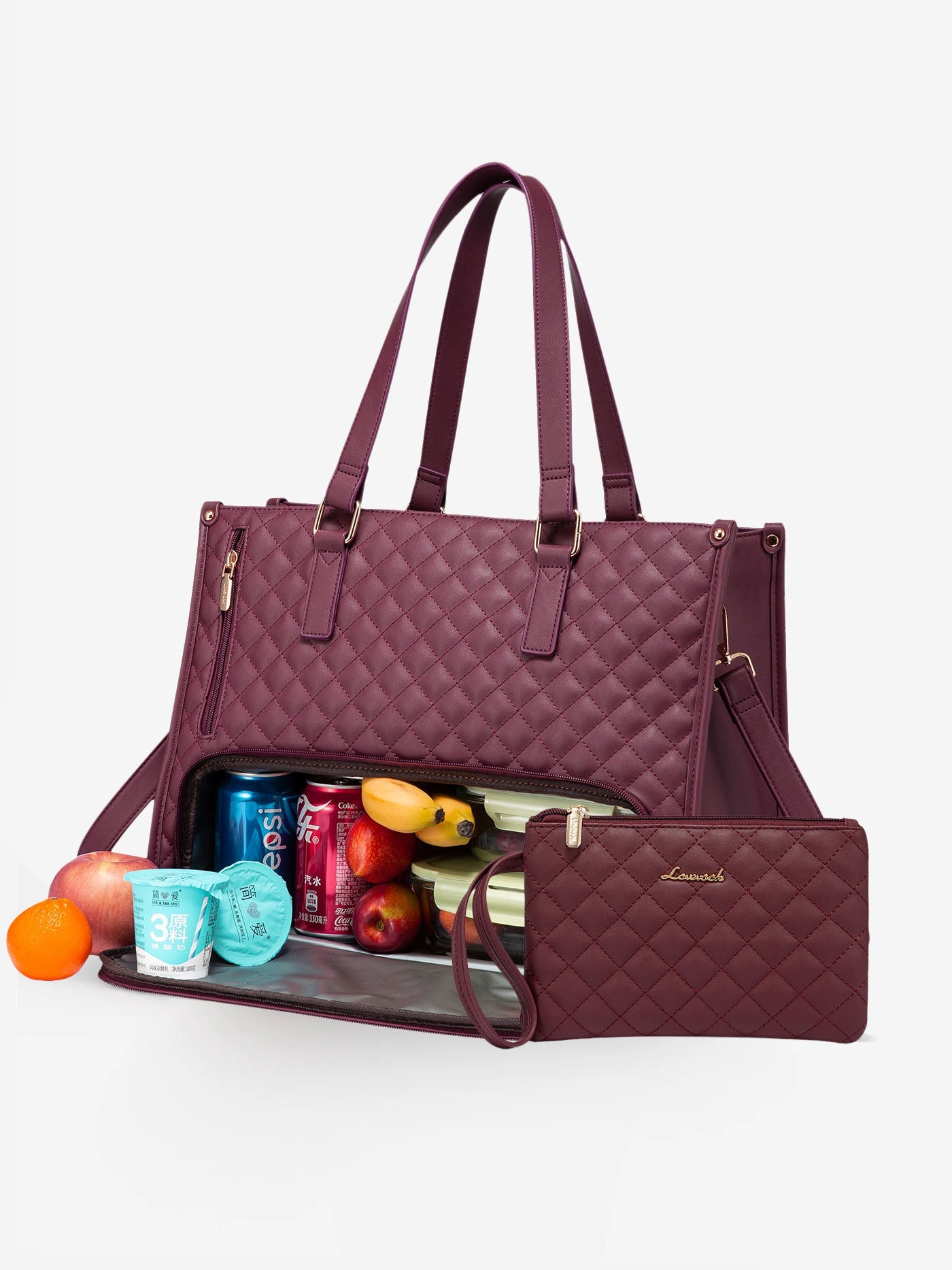 🤩🤩Stylish 3 in 1 Classic Tote Bag (With Matching Wallet) 15.6"