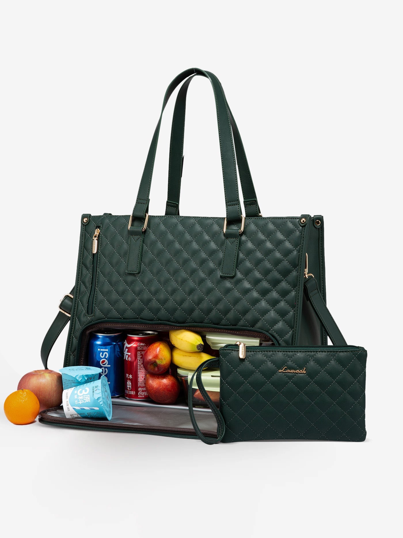 🤩🤩Stylish 3 in 1 Classic Tote Bag (With Matching Wallet) 15.6"