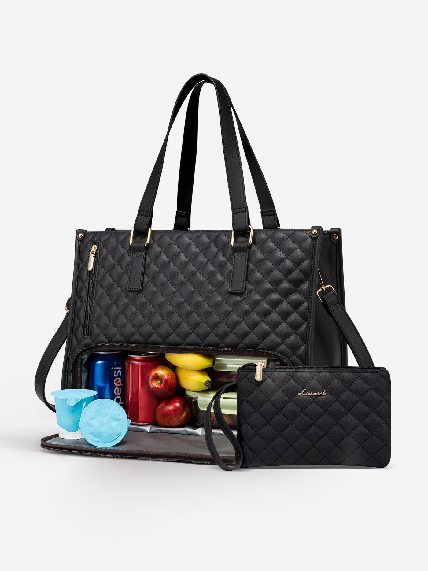 🤩🤩Stylish 3 in 1 Classic Tote Bag (With Matching Wallet) 15.6"