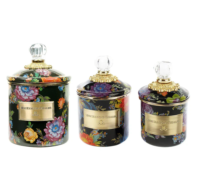 🎉Limited Time Promotion🛒Buy 2 Get 1 Free🎁MacKenzie- Childs Set of 3 Enamel Canisters