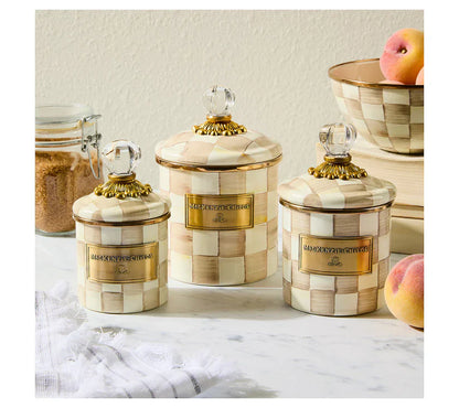 🎉Limited Time Promotion🛒Buy 2 Get 1 Free🎁MacKenzie- Childs Set of 3 Enamel Canisters