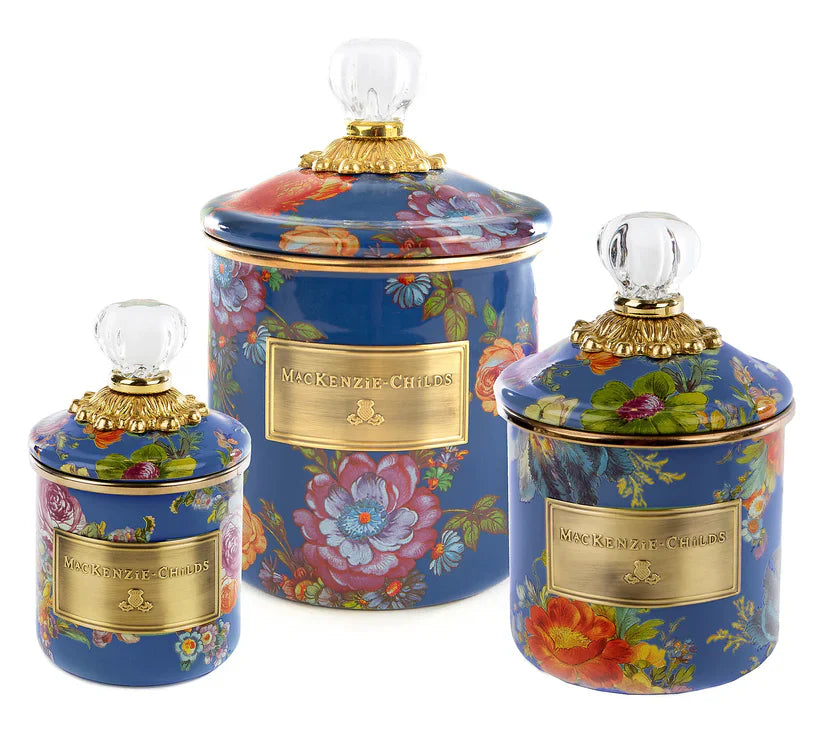 🎉Limited Time Promotion🛒Buy 2 Get 1 Free🎁MacKenzie- Childs Set of 3 Enamel Canisters