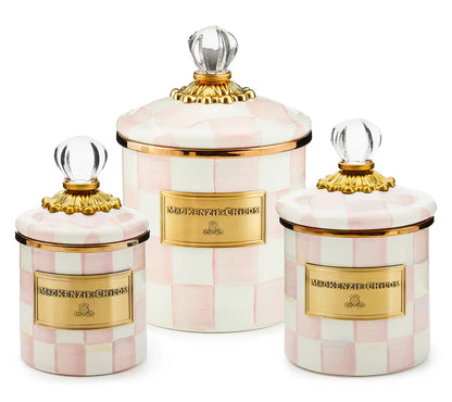 🎉Limited Time Promotion🛒Buy 2 Get 1 Free🎁MacKenzie- Childs Set of 3 Enamel Canisters