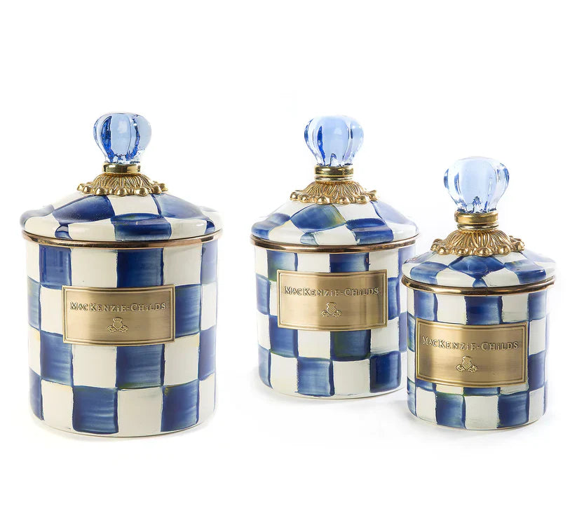 🎉Limited Time Promotion🛒Buy 2 Get 1 Free🎁MacKenzie- Childs Set of 3 Enamel Canisters