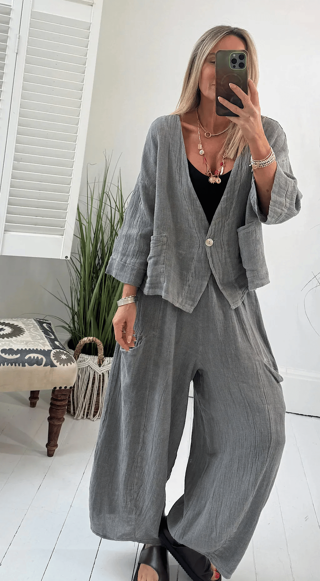 🤩🤩2026 New Arrivals Women's Summer Daily Casual Breathable Linen Suit(Buy 2 Free Shipping)