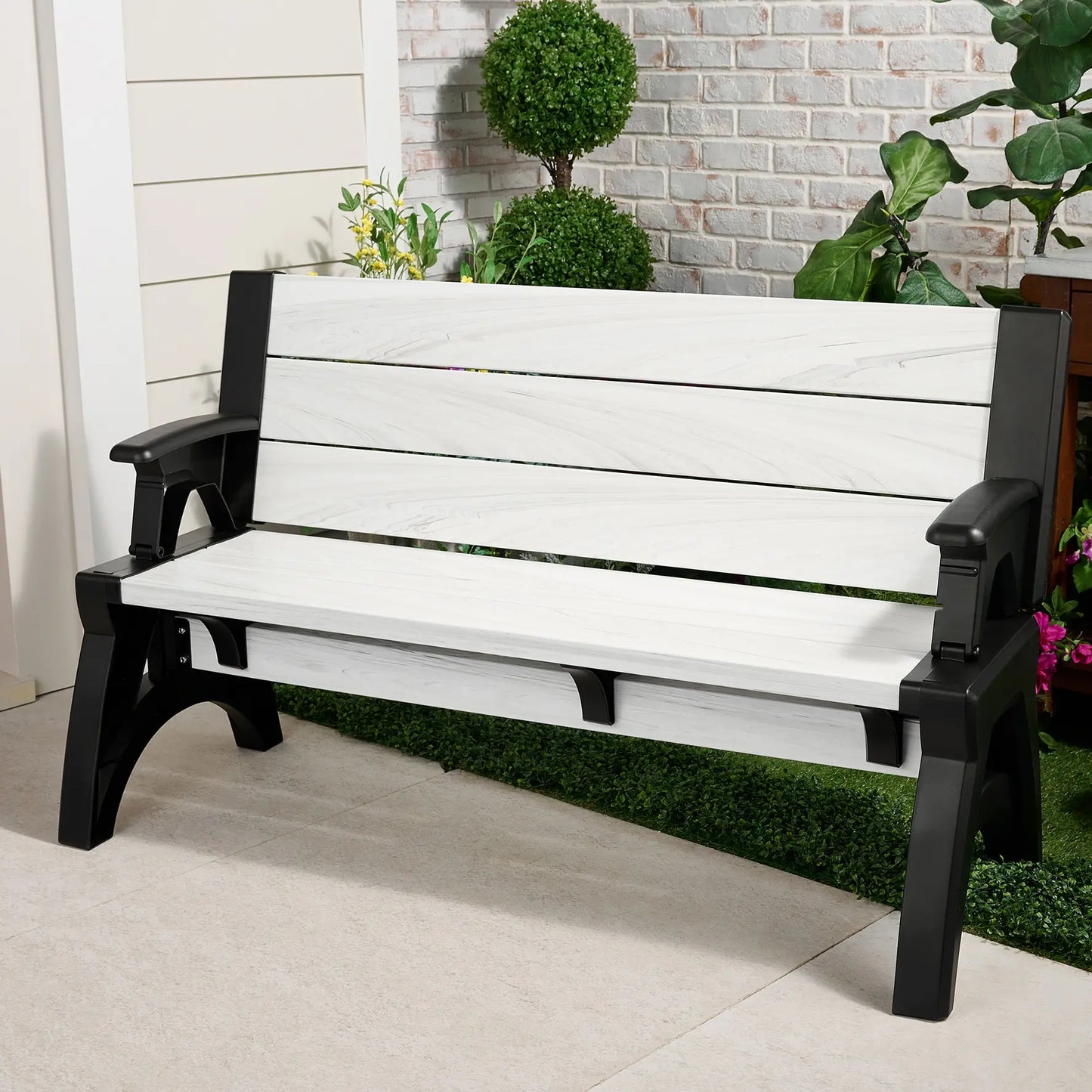 💥Clearance Sale 🪑 Convert-a-Bench Gen II XL 🔄 Bench-to-Table Patio Furniture 🌿 Modern Outdoor Design