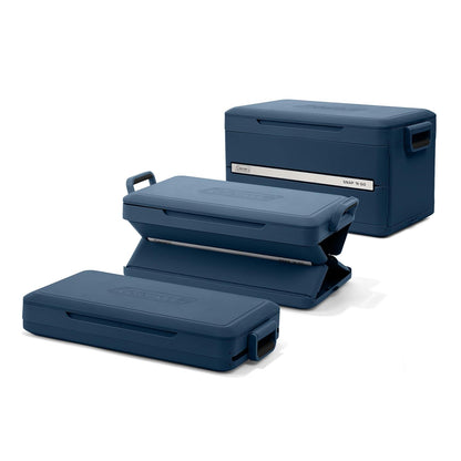 💥 Clearance Sale 💥 Collapsible Hard Cooler ❄️✨ 45-Quart Portable Cooler with Waterproof Liner 🧊