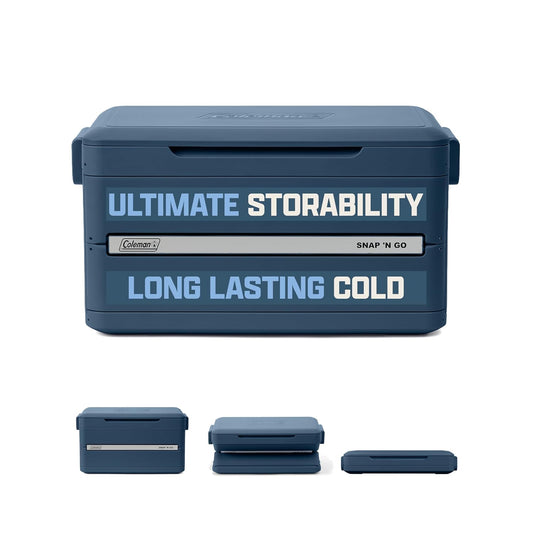 💥 Clearance Sale 💥 Collapsible Hard Cooler ❄️✨ 45-Quart Portable Cooler with Waterproof Liner 🧊