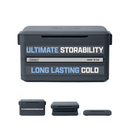 💥 Clearance Sale 💥 Collapsible Hard Cooler ❄️✨ 45-Quart Portable Cooler with Waterproof Liner 🧊