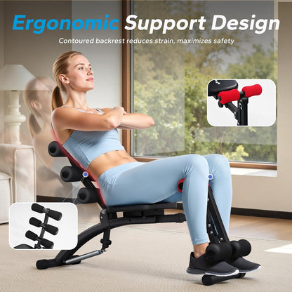 🚀MERACH Adjustable Ab Machine ✨ 300LBS | Home Gym Limited Offer