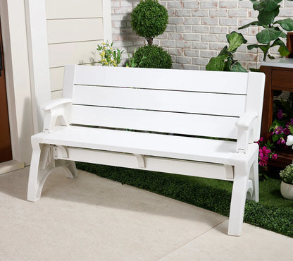 💥Clearance Sale 🪑 Convert-a-Bench Gen II XL 🔄 Bench-to-Table Patio Furniture 🌿 Modern Outdoor Design