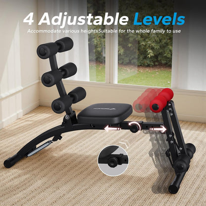 🚀MERACH Adjustable Ab Machine ✨ 300LBS | Home Gym Limited Offer