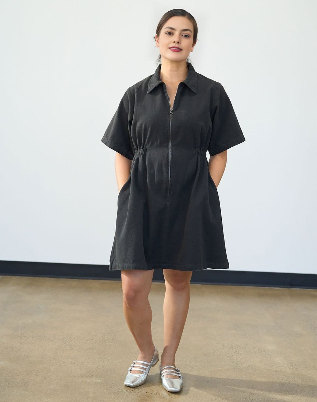 🤩🤩Utility Cinched Zip Dress (Buy 2 Free Shipping)