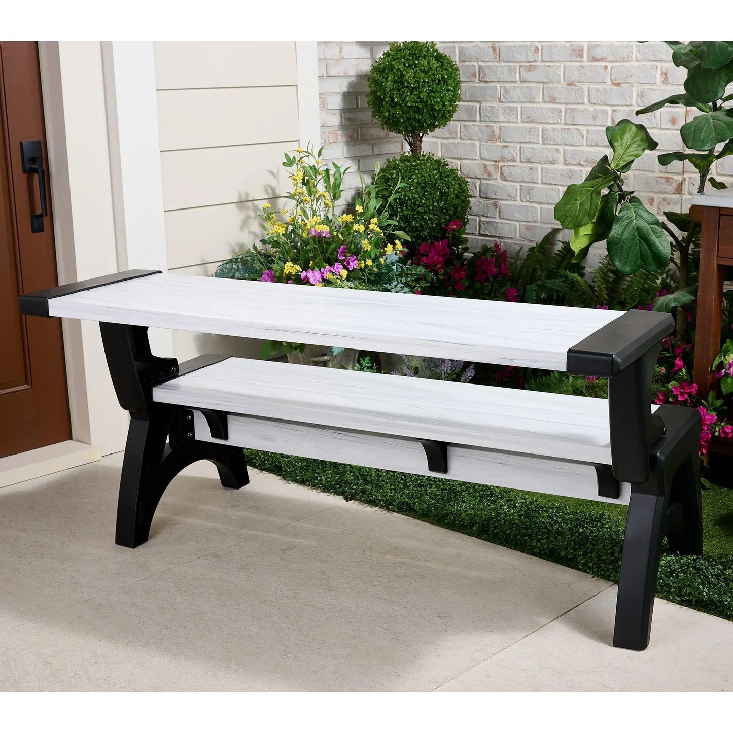 💥Clearance Sale 🪑 Convert-a-Bench Gen II XL 🔄 Bench-to-Table Patio Furniture 🌿 Modern Outdoor Design