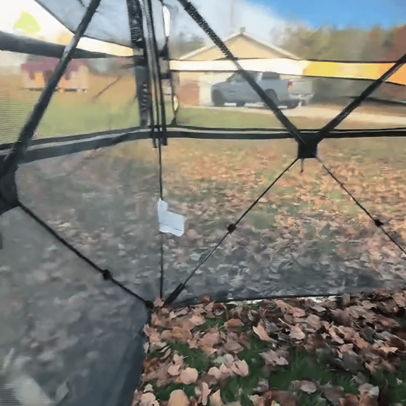 Vis Series 270 Degree See Through Hunting Blind | Portable 2 3 4 Person Ground Blind | Camo Pop Up Ddeer Blind for Deer & Hunters