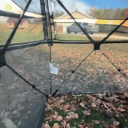 Vis Series 270 Degree See Through Hunting Blind | Portable 2 3 4 Person Ground Blind | Camo Pop Up Ddeer Blind for Deer & Hunters