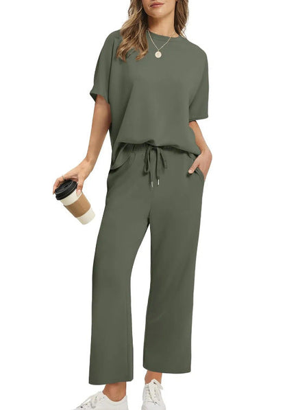 💝💝Last Day 50% OFF🔥🔥 Women's Summer Leisure Beach Suit Two Piece Set(Buy 2 Free Shipping)