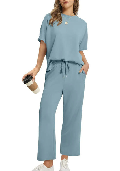 💝💝Last Day 50% OFF🔥🔥 Women's Summer Leisure Beach Suit Two Piece Set(Buy 2 Free Shipping)