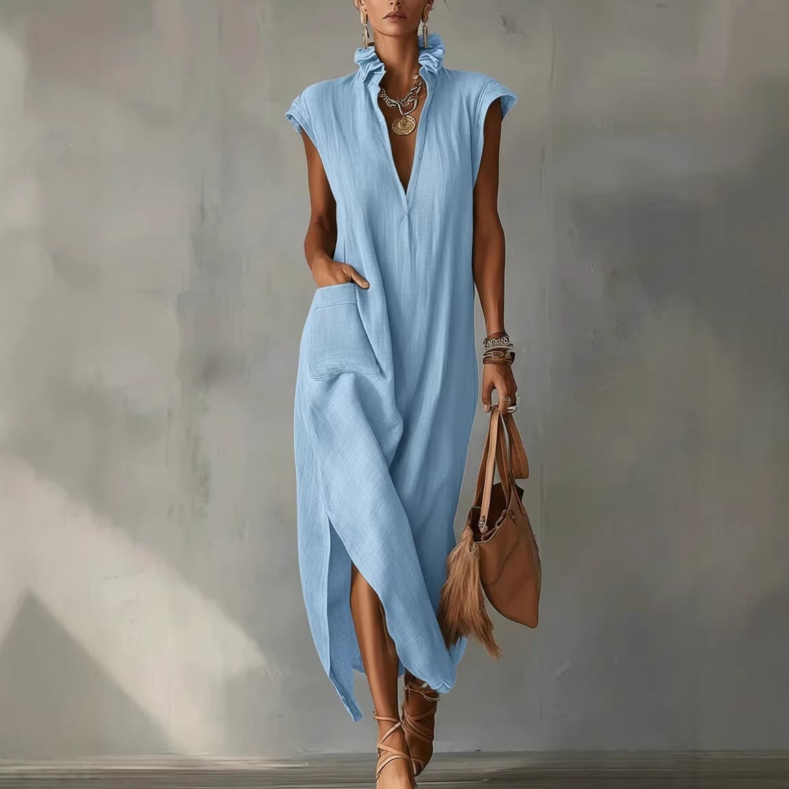 📦📦Mother's Day Sale 49% Off ⏰Ruffle Spring Maxi Dress