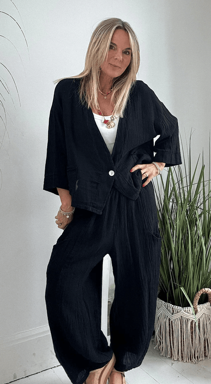 🤩🤩2026 New Arrivals Women's Summer Daily Casual Breathable Linen Suit(Buy 2 Free Shipping)