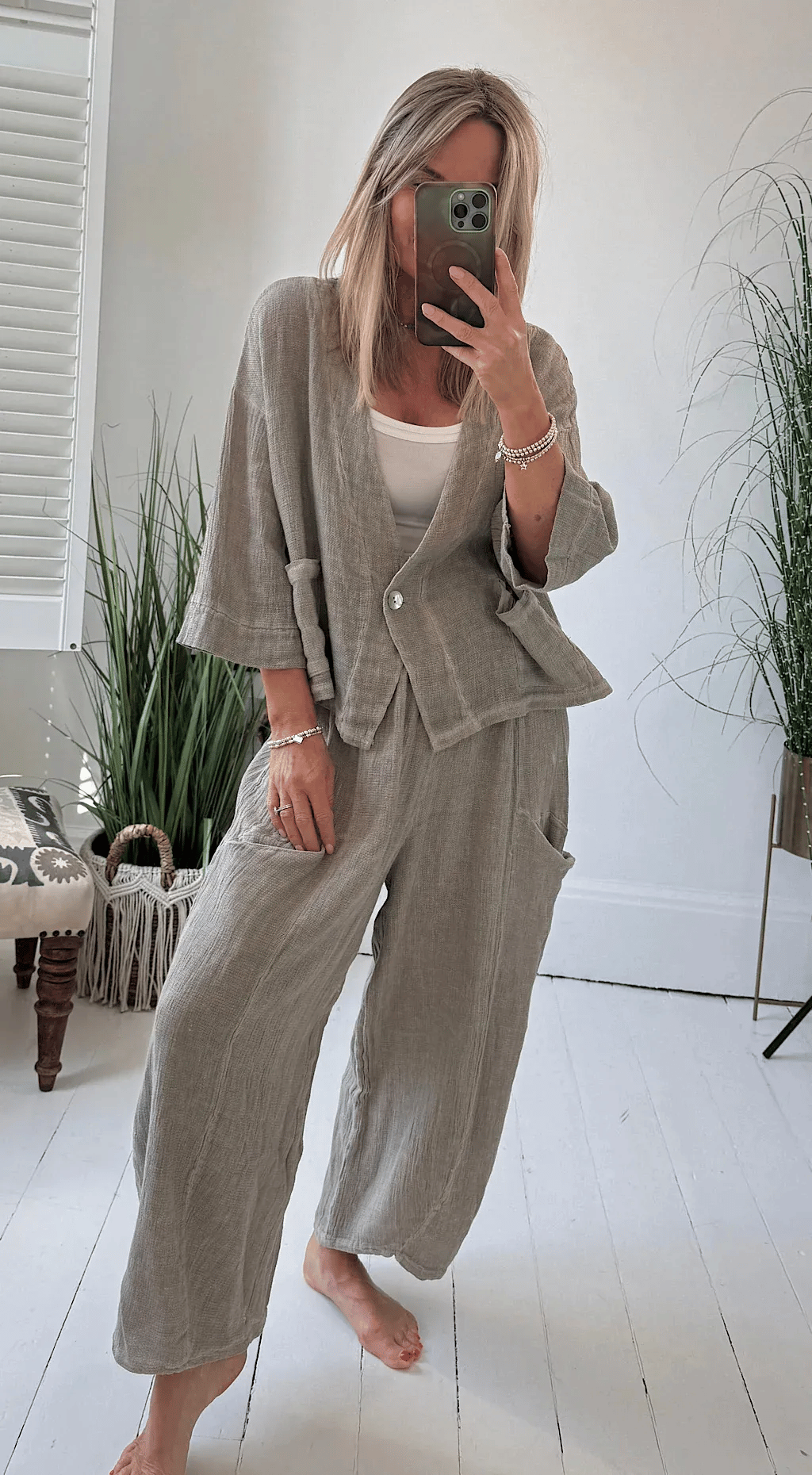 🤩🤩2026 New Arrivals Women's Summer Daily Casual Breathable Linen Suit(Buy 2 Free Shipping)