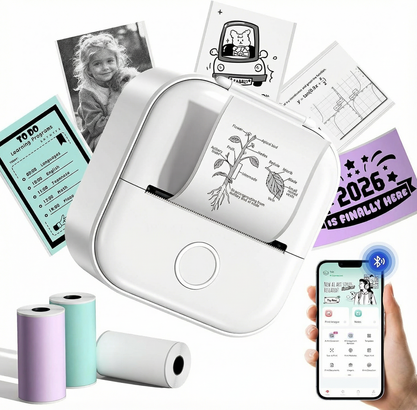 🤩🤩Portable Mini Printer