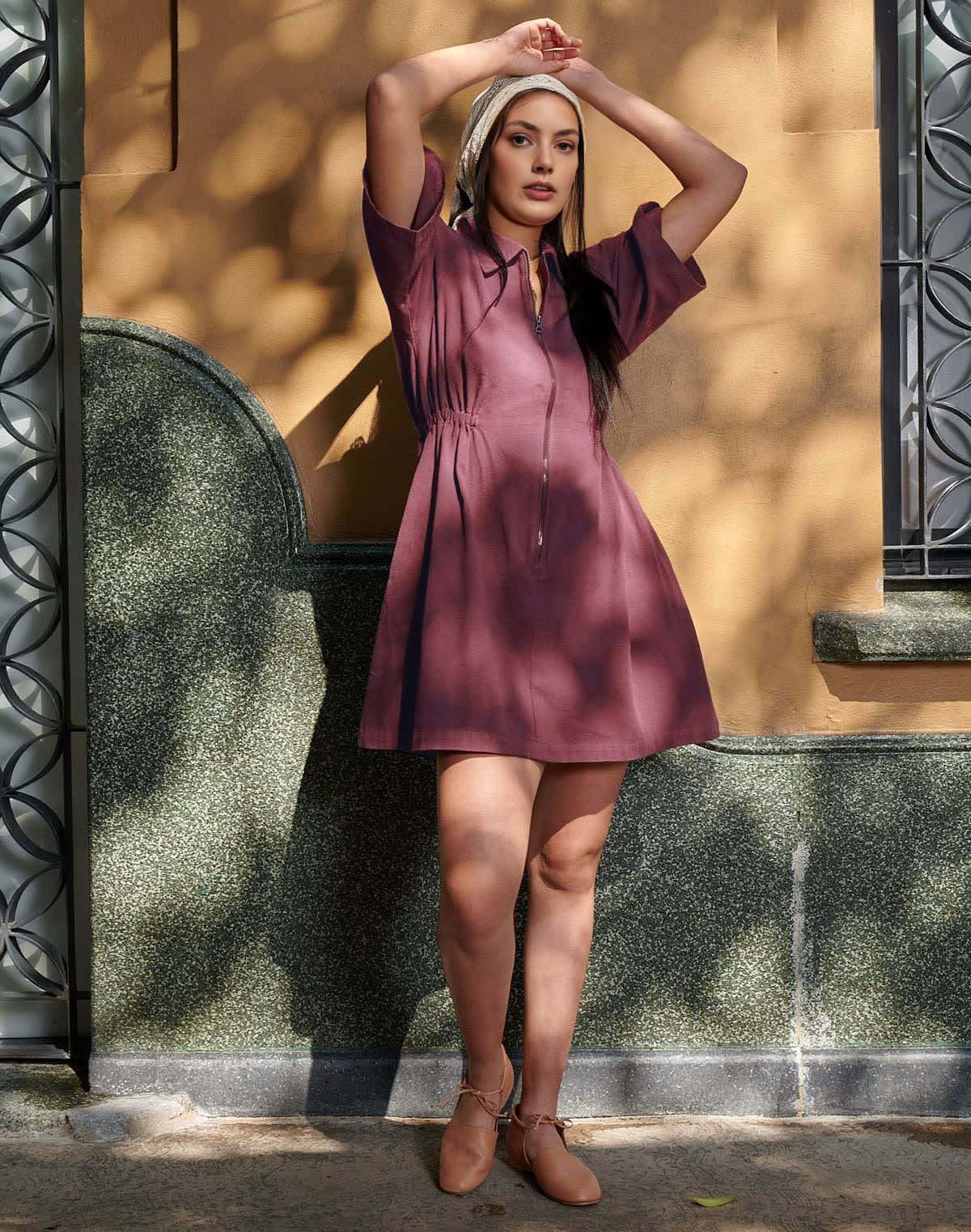 🤩🤩Utility Cinched Zip Dress (Buy 2 Free Shipping)