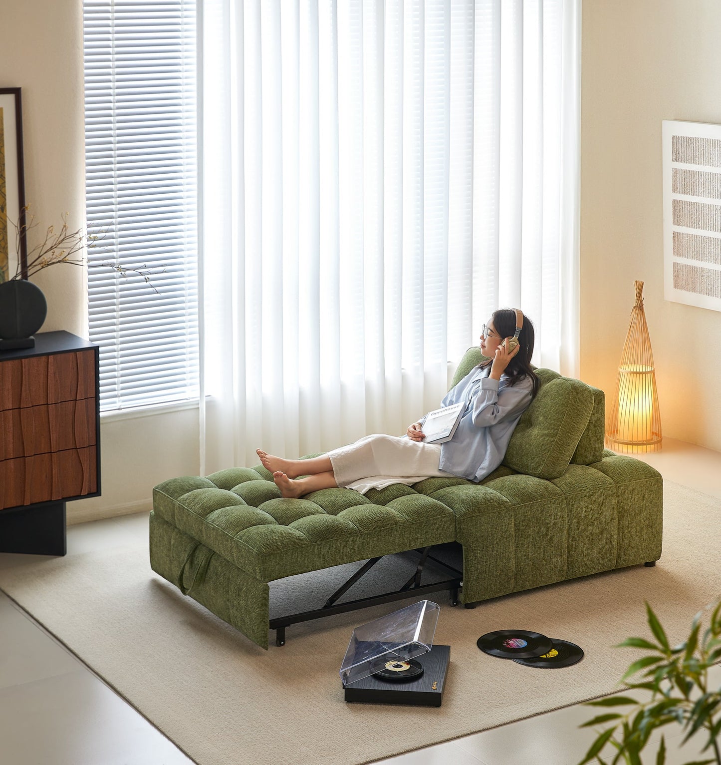 📦📦 Factory direct salese💥Multifunctional 3-in-1 Convertible Armchair – Sofa, Lounge Chair & Bed