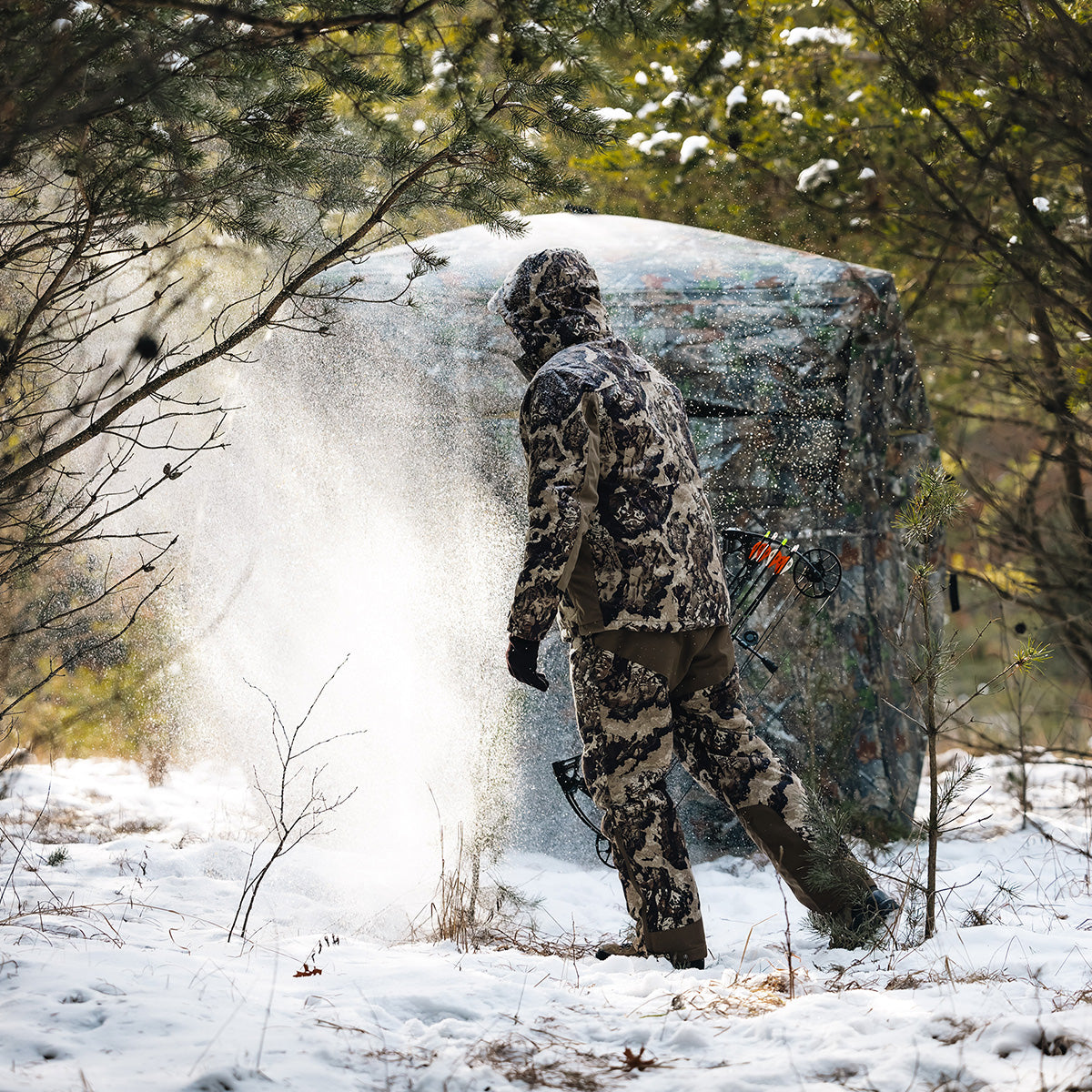 Vis Series 270 Degree See Through Hunting Blind | Portable 2 3 4 Person Ground Blind | Camo Pop Up Ddeer Blind for Deer & Hunters