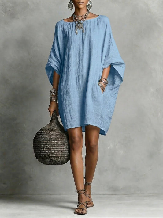 🤩🤩Casual cotton and linen dress