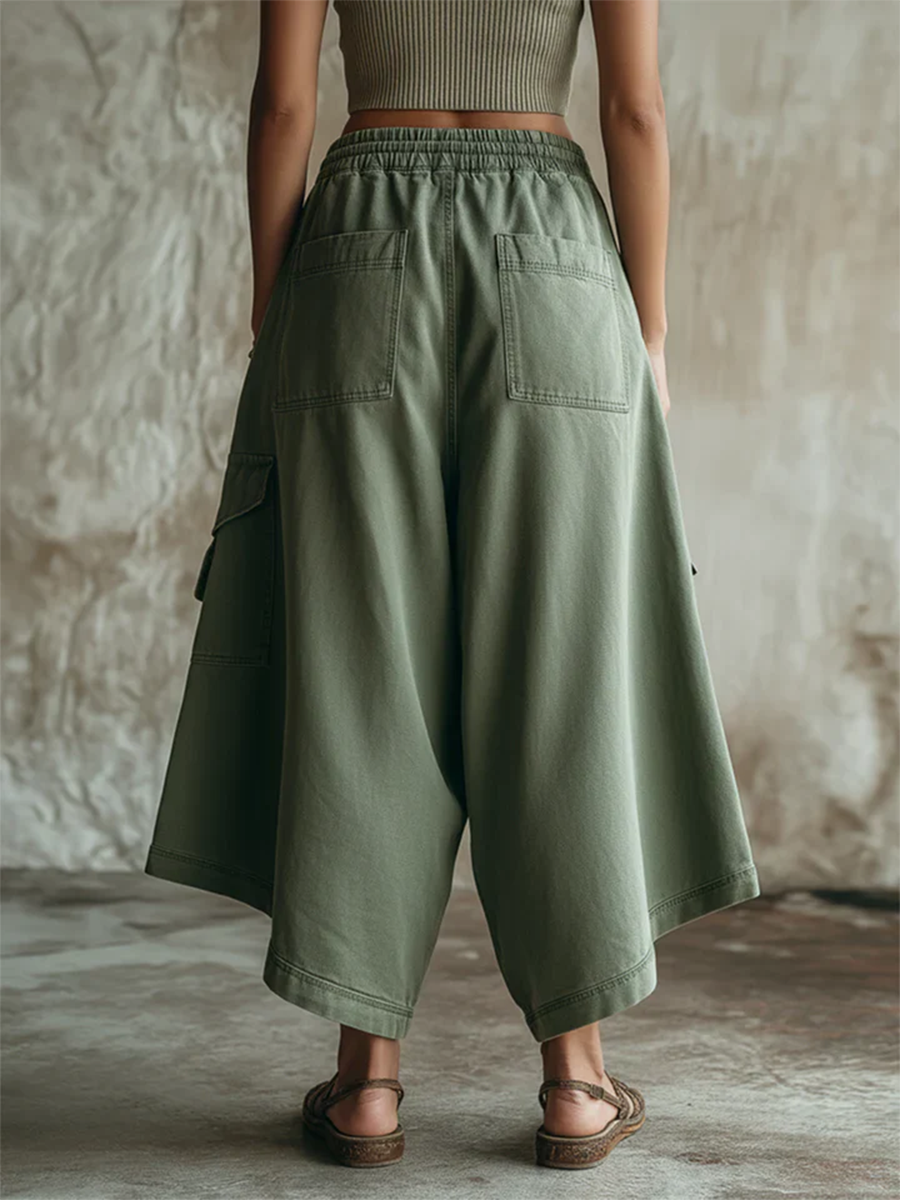 📦📦LAST DAY SAVE 49% ⏰Casual Cozy Cargo Pocket Extra-wide Leg Pants