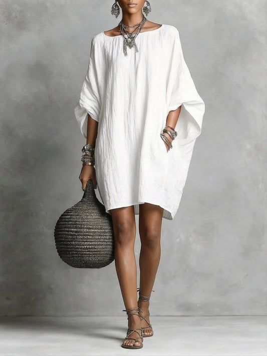 🤩🤩Casual cotton and linen dress