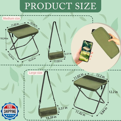 🤩🤩Portable Foldable Backpack Stool,Tiny Foldable Stool which can Turned Into a