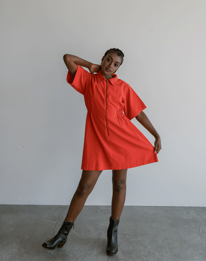 🤩🤩Utility Cinched Zip Dress (Buy 2 Free Shipping)