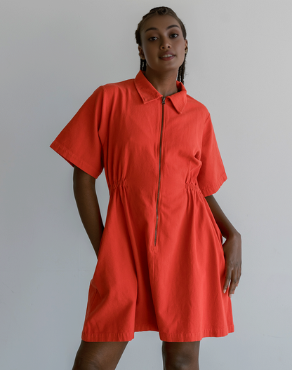 🤩🤩Utility Cinched Zip Dress (Buy 2 Free Shipping)