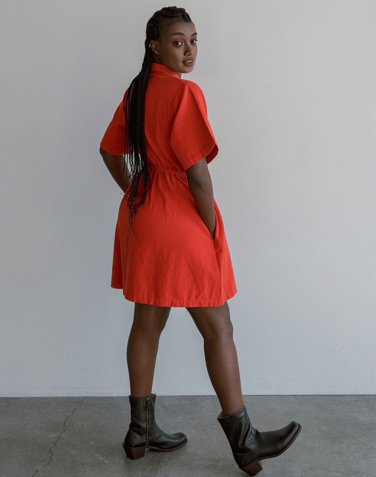 🤩🤩Utility Cinched Zip Dress (Buy 2 Free Shipping)