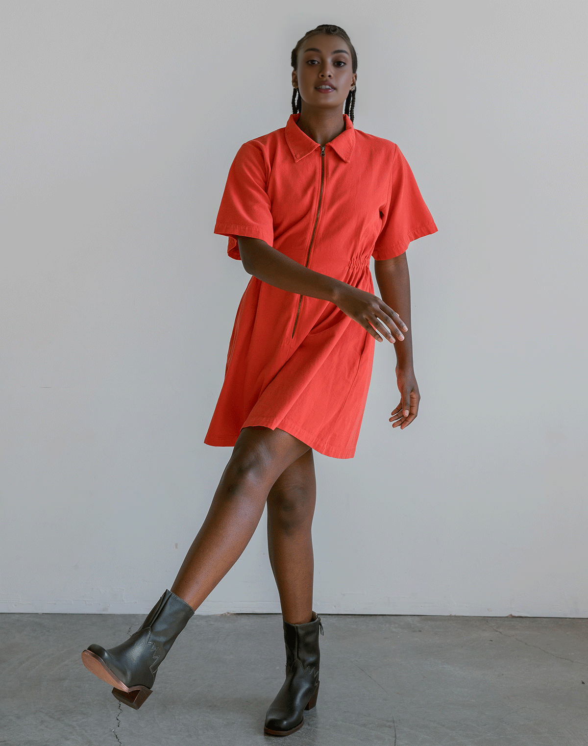 🤩🤩Utility Cinched Zip Dress (Buy 2 Free Shipping)