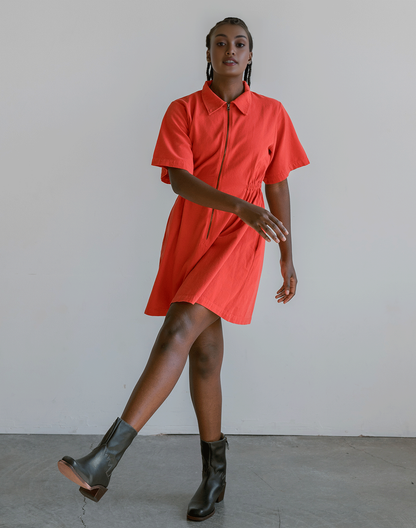 🤩🤩Utility Cinched Zip Dress (Buy 2 Free Shipping)